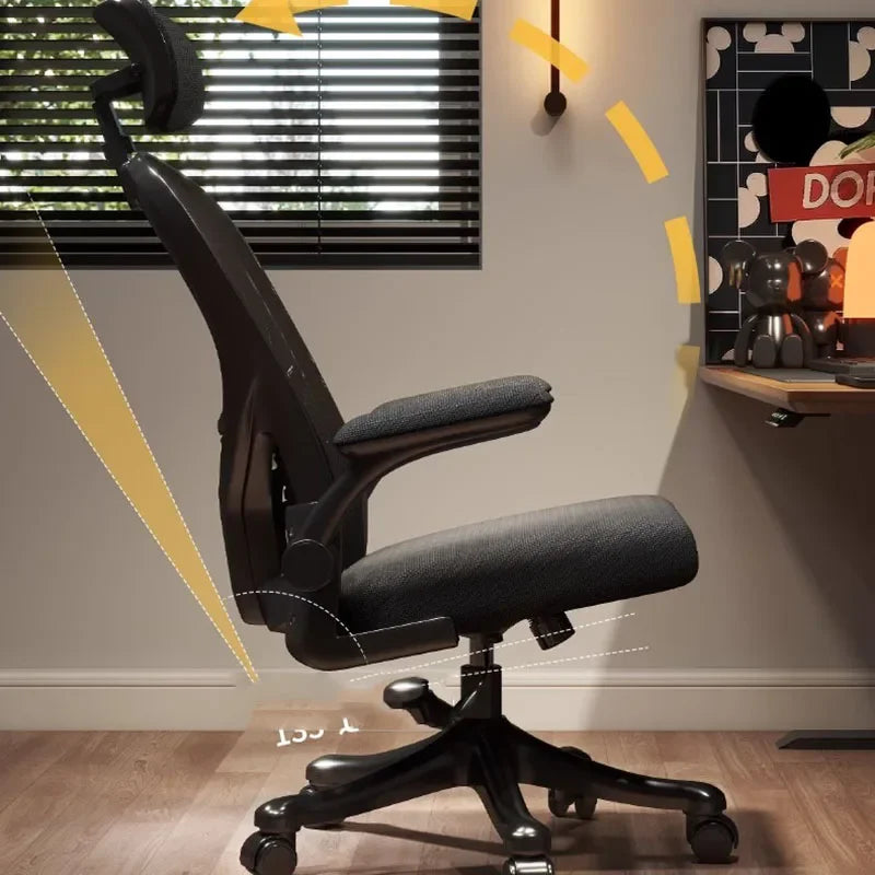 Rotating Cheap Support Office Chair Design Armrest Black Adjustable Office Chairs Comfy Study Cadeira Para Escritorio Furniture