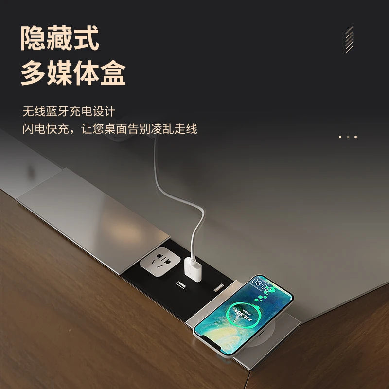 Office Desks Computer Study Desk Table Reception Corner Desktop Sofa Side Room Minimalist Offices Multifunction Home Furniture
