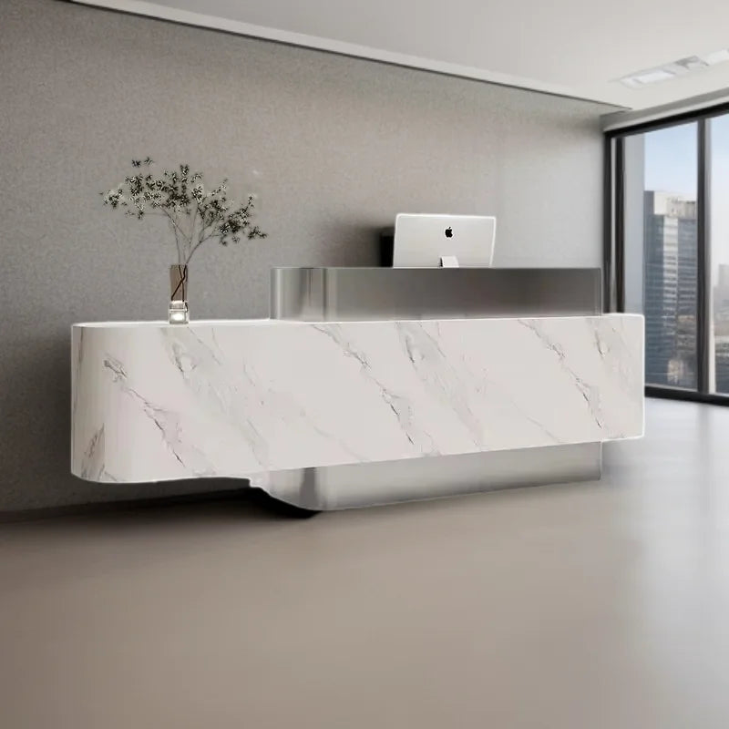Modern Reception Desk – Ideal for Salons, Restaurants, Shops, and Spas