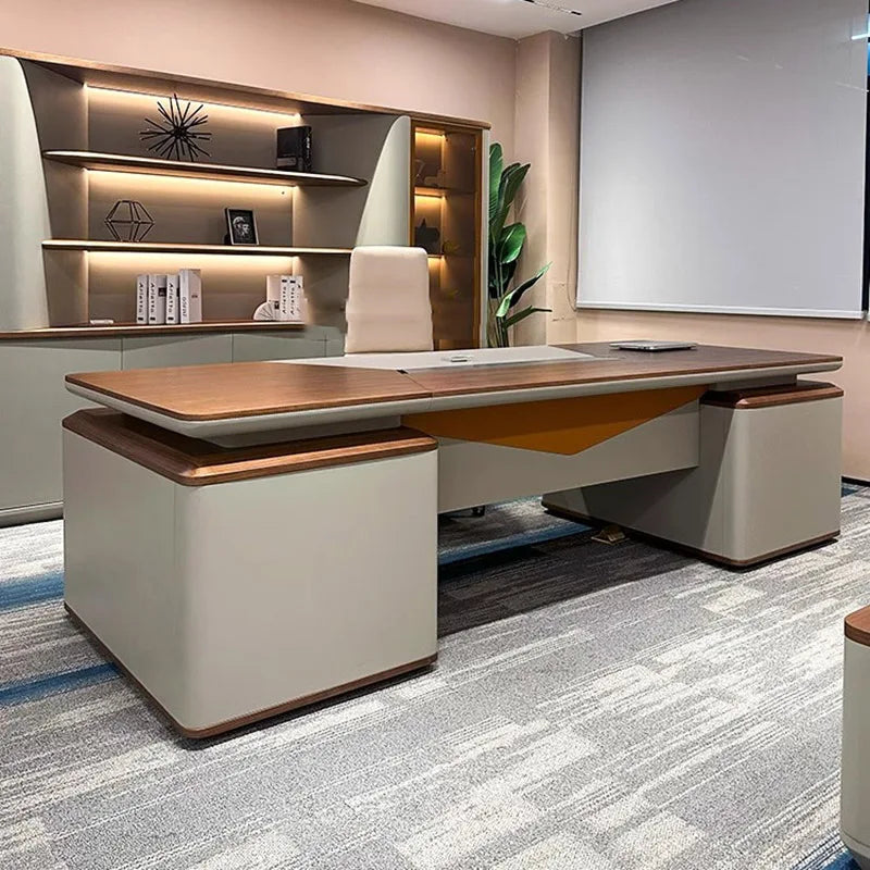 Console Storage Office Desk Drawers Standing Reading Seating Computer Desks Luxury Writing Scrivania Da Gaming Office Furniture