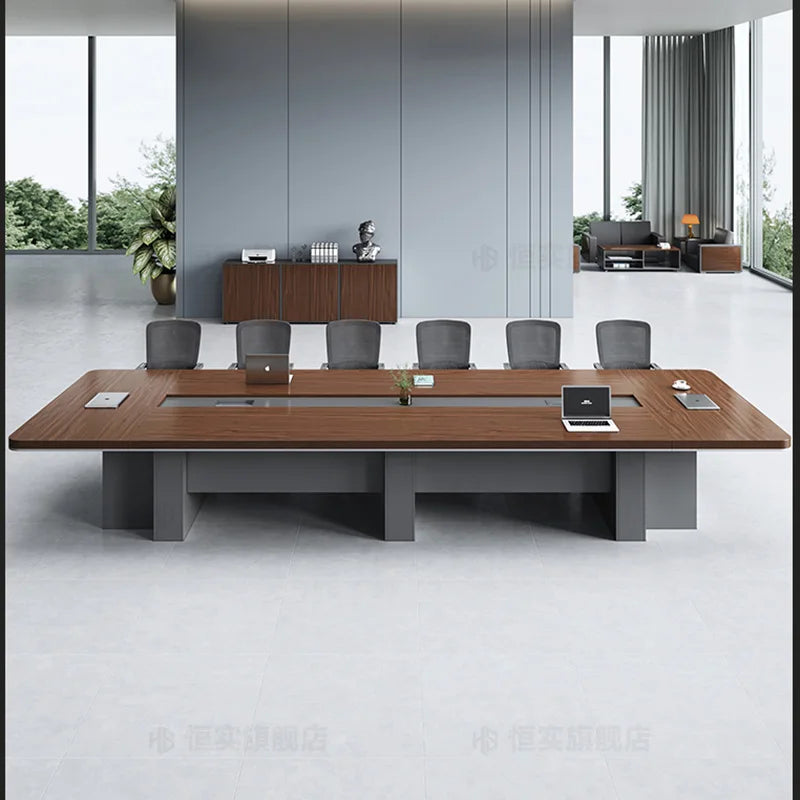 Study Tv Meeting Table Workstation Office Manicure Design Table Computer Desktop Tavolo Riunioni Office Desk Furniture OK50HY