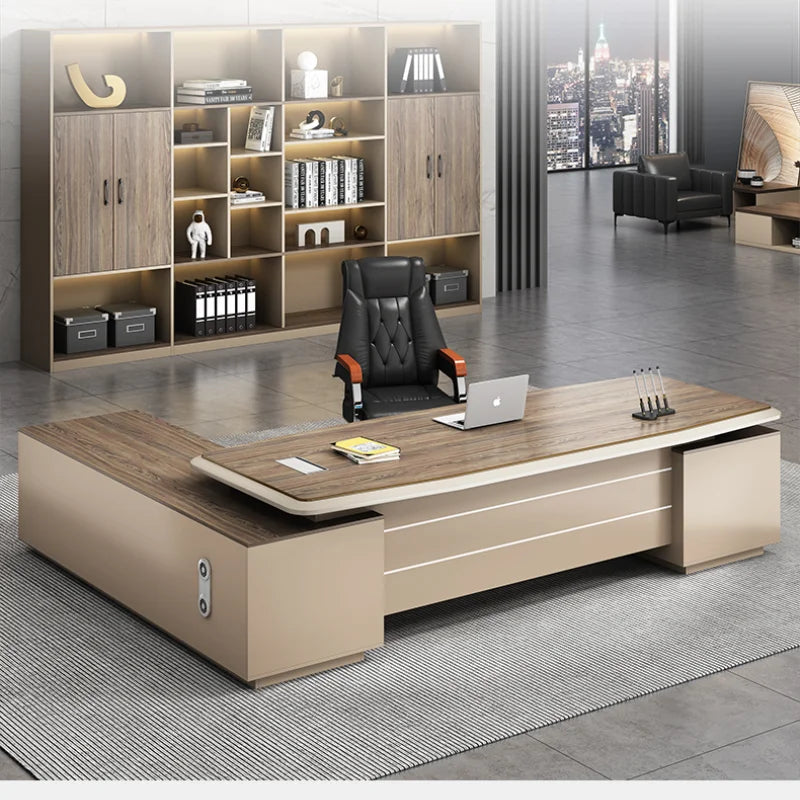 Modern Professional L-Shaped Desk