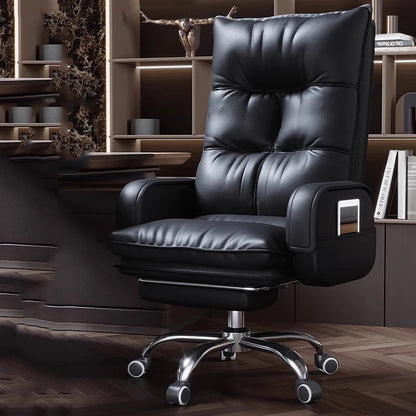 Leather Massage Full Body Office Chair Recliner Playseat Ergonomic Bar Comfortable Office Chair Lounge Stoel Library Furniture