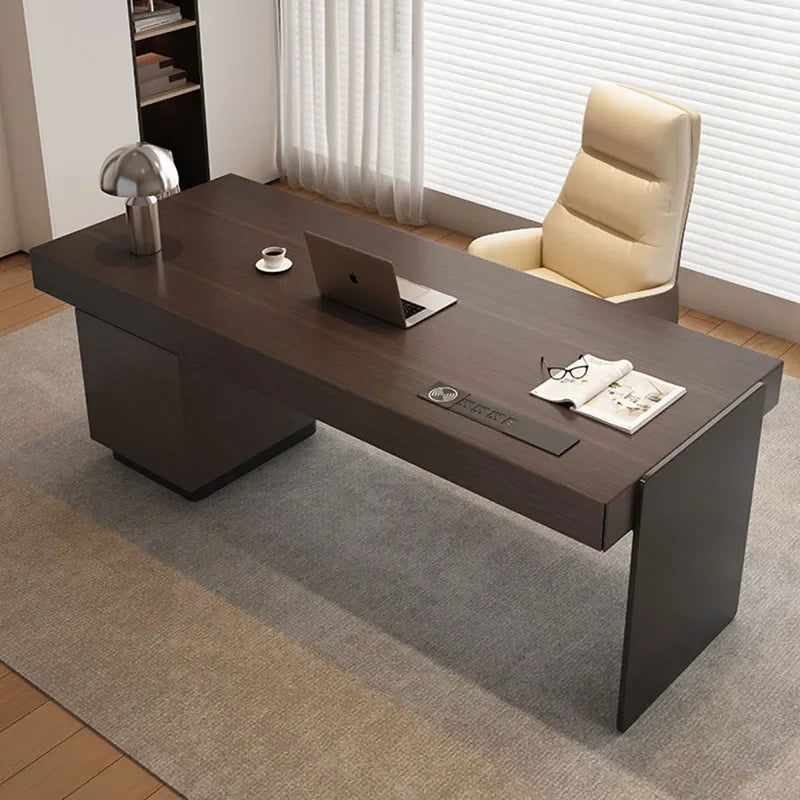 Office Desks Minimalist Desk Simple Table Shaped Gaming Home Study Work Furniture Room Offer Computer Mesa Escriotorio Executive