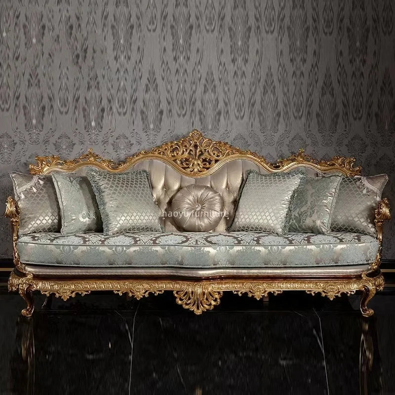 live room furniture royal red genuine leather sofa settee, living  luxury