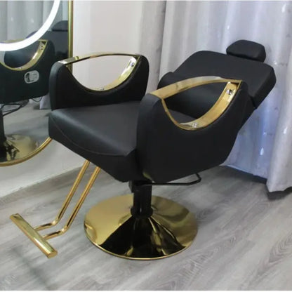 Cosmetic Chair Salon Barber Man Hairdressing Shop Hydraulic Pink Professional Makeup Beauty Washing Armchairs Cadeira Chairs Spa
