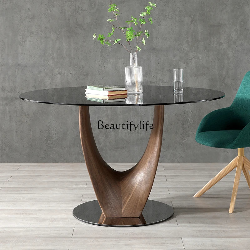 Nordic Light Luxury Round Dining Table