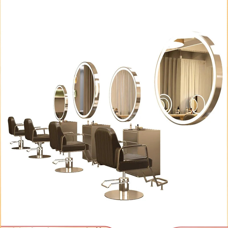 Aesthetic Swivel Barber Chair – Adjustable Stylist Chair, Beauty Tabouret, Coiffeuse Salon Furniture