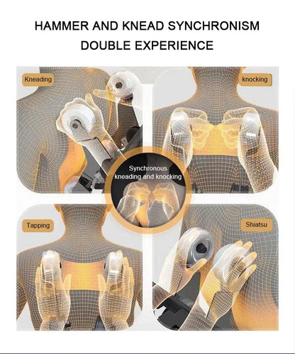 Mini Rotating Genuine Leather Massage Chair  Manipulator Recliner Massage Sofa Special For Lady