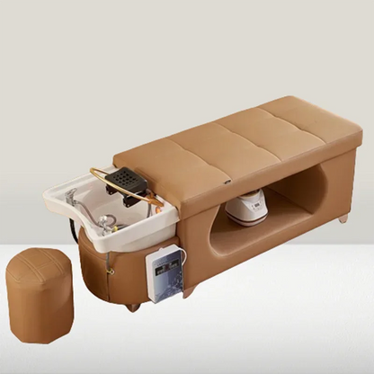 Professional Washbasin Shampoo Hair Therapy Chair Cosmetic Spa Massage Pedicure Foot Cadeira Barberia Salon Equipment