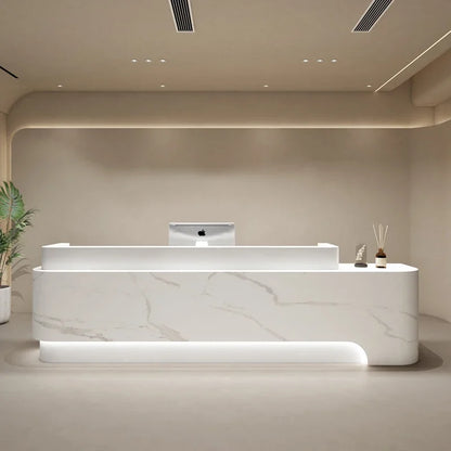 Modern Front Desk and Reception Counters for Offices, Hotels, Beauty Salons, and Spas