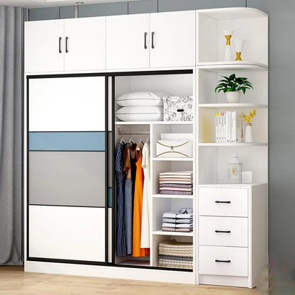 Nordic Drawer Bedroom Wardrobe Storage Layered Clothes Box Closet Wardrobe Cabinet Organizer Schlafzimmer Schrank Furniture