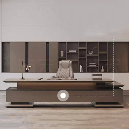 Standing Computer Office Desk Luxury L Shape Conference Laptop Desk Table Boss Console Escritorio Con Cajones Home Furniture
