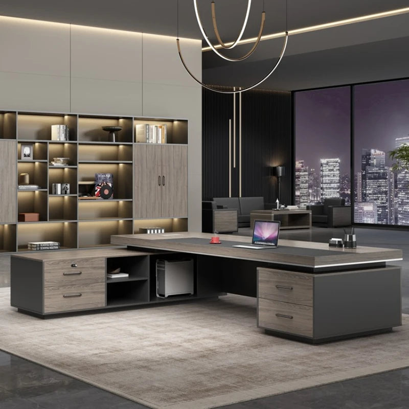 Luxury Modern Office Desks Men Storage Executive Laptop Computer Desks Laptop Standing Escritorios De Ordenador Office Furniture
