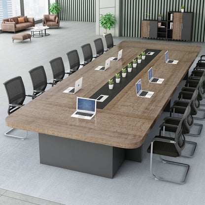 Luxury Boardroom Conference Table &amp; Chair Set