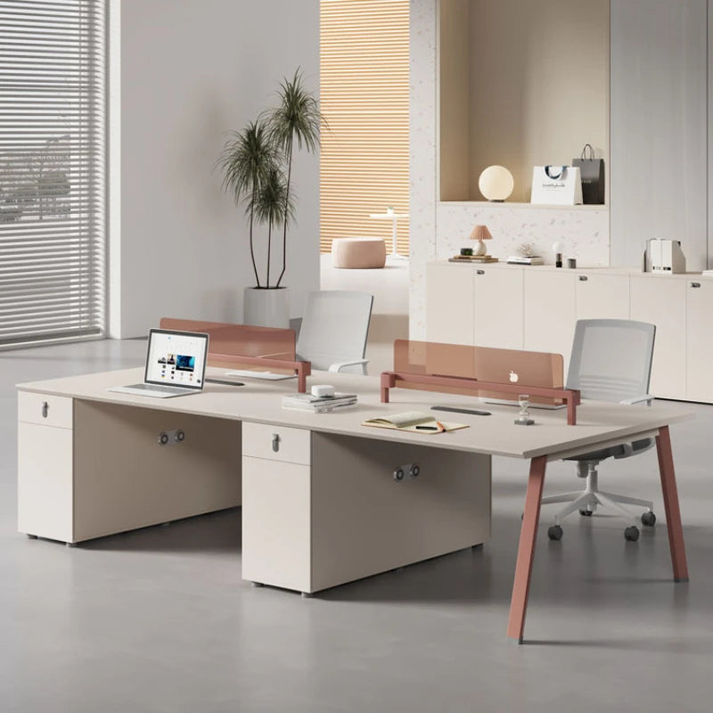 Desk Storage Computer Study Table Gaming Office Simple Corner Reading Desktops Modern Conference Aesthetic Escritorio Room Desks