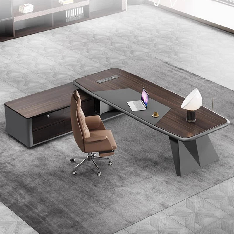 Reading Room Desk Office Accessories Home Corner Dressing Table Computer Multifunctional Professional Furniture L Shaped Gaming