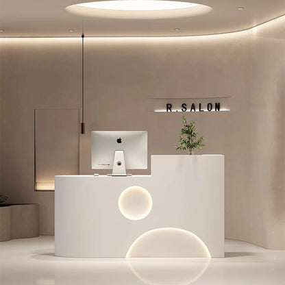 Modern Reception Desk and Long Counter