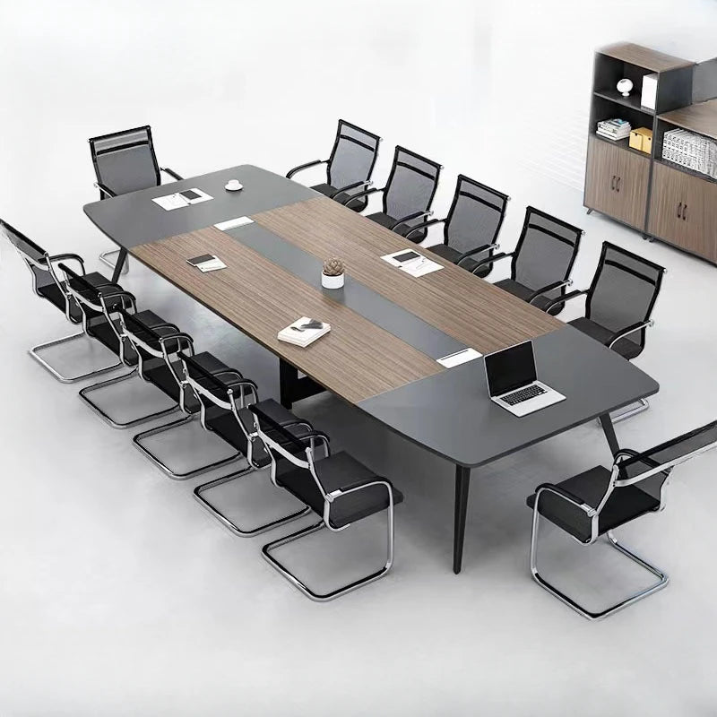 Meeting Shelves Table Church Gaming Square Break Electric Meeting Table Modern Executive Escritorio Office Furniture OK50HY
