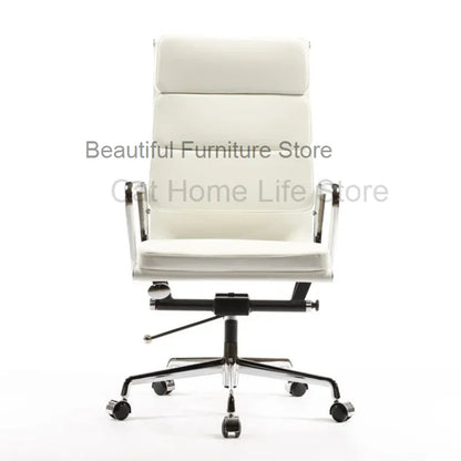Mobile Leather Executive Office Chair