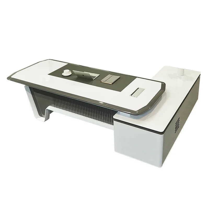 Home Fashion Light Luxury Office Furniture Modern Solid Wood Manager Platform