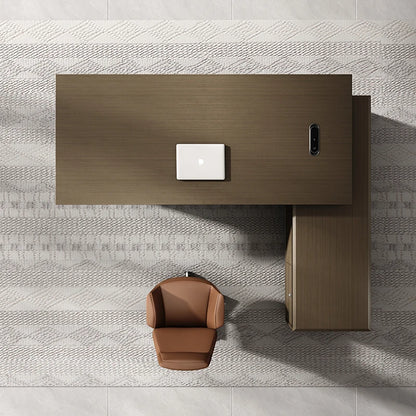 L Shaped Shelf Office Desk Students Seating Meeting Gaming Desk Shelves Writing Executive Table Pour Ordinateur Office Furniture