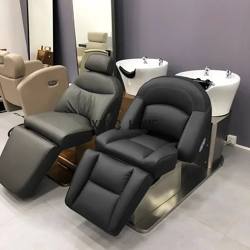 Makeup Shampoo Chair Minimalistic Thai Spa Massage Bed Hair Wash Chairs Haircutting Lavacabezas Beauty
