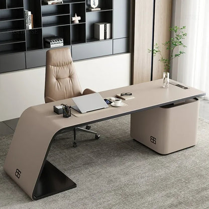 Luxury Boss Office Desks Minimalist Work Desk Corner Executive Table Household Villa Furniture Study Desktop Computer Table H