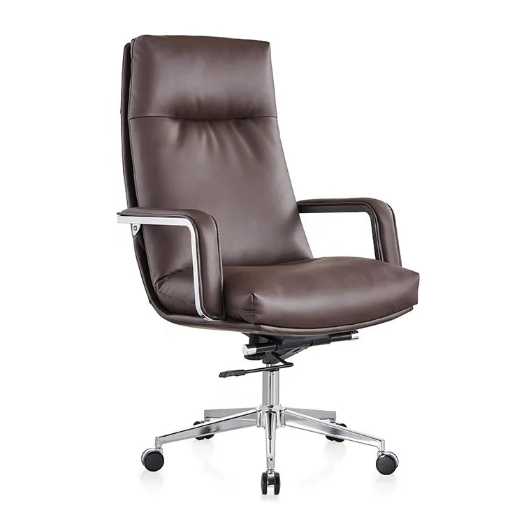 Recommended pu leather computer desk office chair high back office swivel chair