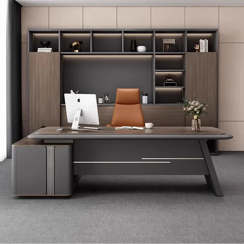 Desktop Desk Home Office Desks L Shaped Gaming Cheap Work Bedroom Furniture Reception Reading Room Workstation Tisch
Corner