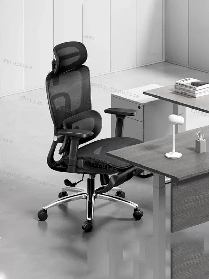 Ergonomic Swivel Recliner Office Chair, Gaming Chair with Handrails