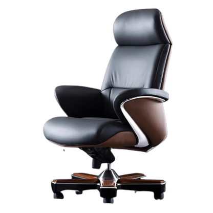 Universal Floor Leather Office Chair Back Black Rest Design Ergonomic Office Chair Room Luxury Cadeiras De Escritorio Furniture