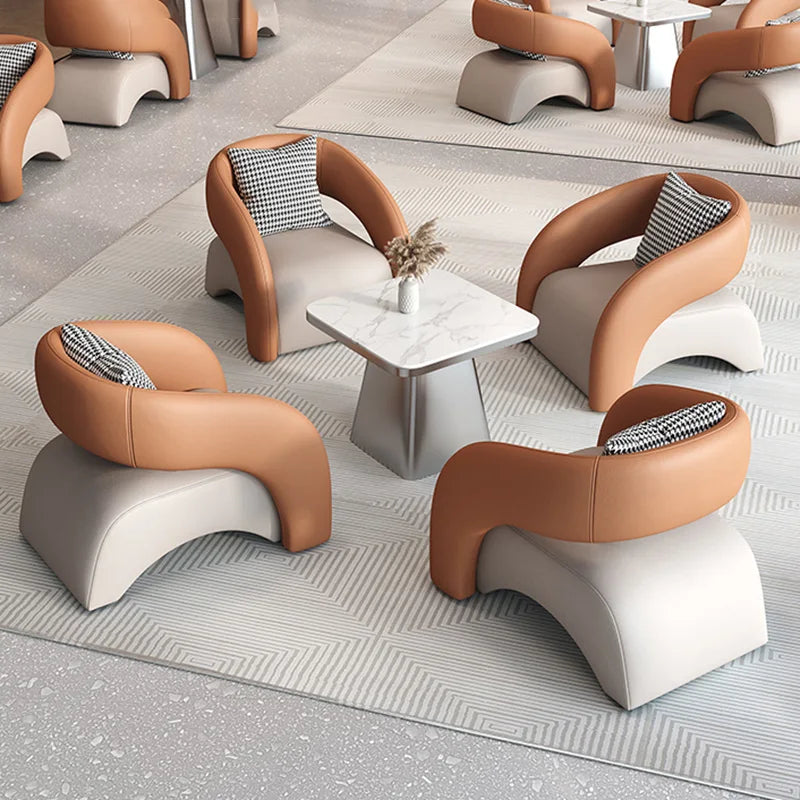 "Modern Marble Dining & Conference Table with Chairs