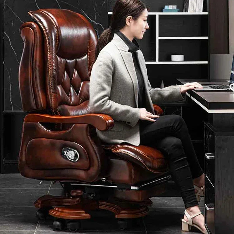 Ergonomic Massage Gaming Chair – Luxury Folding Office Armchair