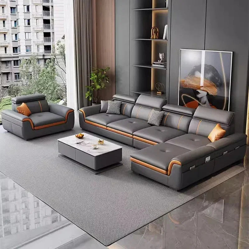 Grande Scratch Protector Living Room Sofa Wood Legs Nordic Luxury Love Seat Living Room Sofa Dormitory Sleeper Divano Furniture