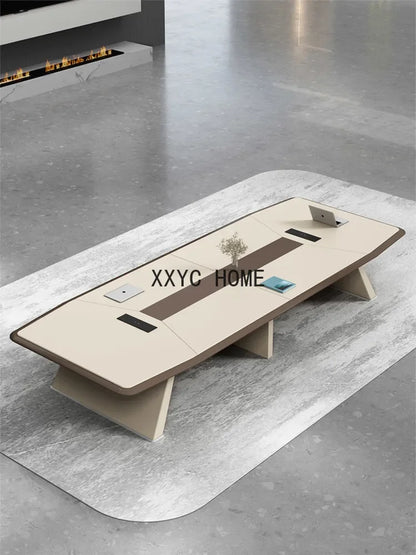 Office Furniture Conference Table Long Simple Modern Conference Room Reception Strip Conference