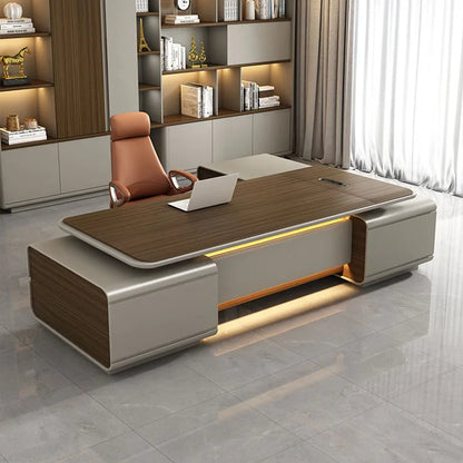 L-Shaped executive office desk