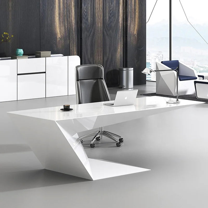 Best-Selling Luxury Wooden Executive Desk – Modern Boss & Manager Office Desk Design