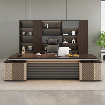 Office Desk Accessories Bedside Table Cheap Reception Executive Work Workshop Study Computer Organizer Simple Ufficio
Furniture
