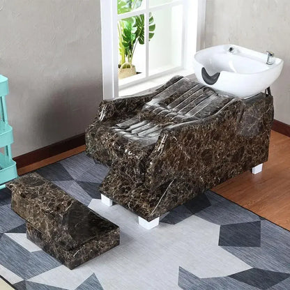 Head Spa Hair Washing Bed Comfort Fashion Luxury Stylist Shampoo Chair Salon Washbasin Lavacabezas Beauty Salon Equipment MQ50XF