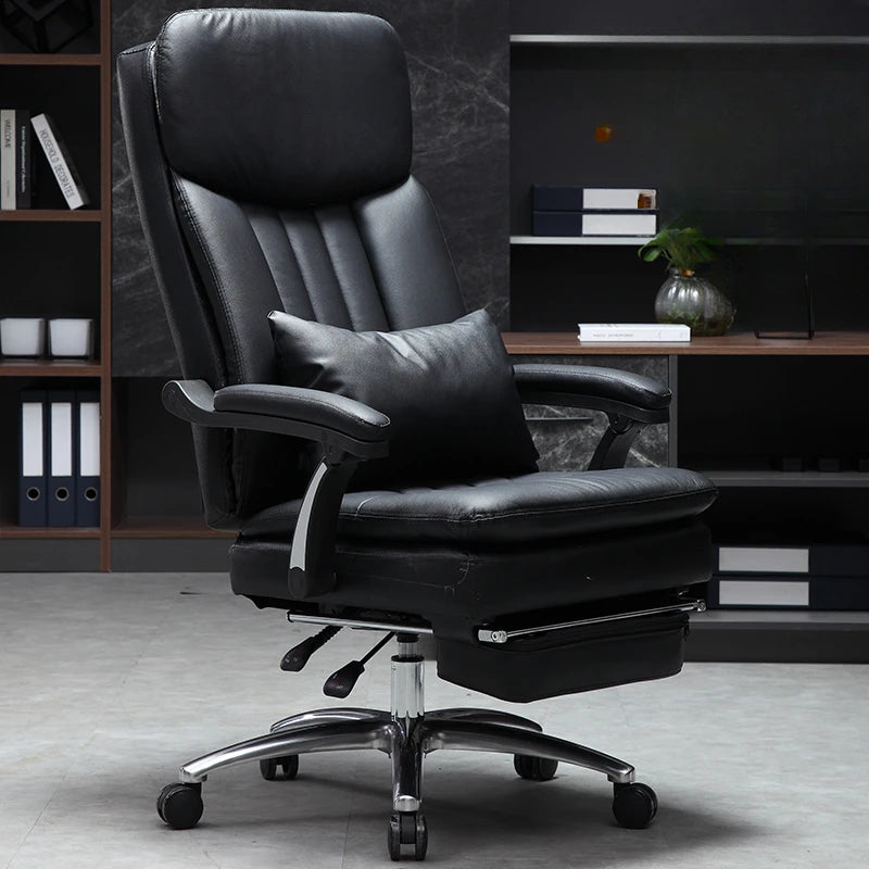 Swivel Armchair with Reclining and Massage Features