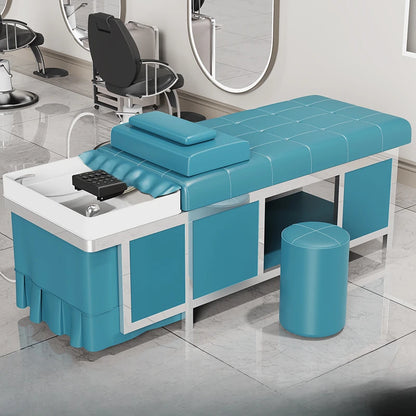 Spa Hairdresser Salon Washbasin Styling Chair Hair Stylist Massage Bed Makeup Chair Professional Washbasins Stole Beauty Shampoo