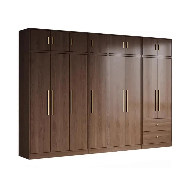 Wooden European Wardrobe – Heavy Duty, Large, Multi-Drawer Storage for Bedroom