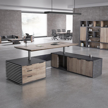 Office furniture intelligent electric lift computer desk boss desk President desk large class desk president desk desk