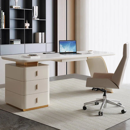 Drawers Standing Office Desk Executive Workbench Luxury Computer Office Desk Meeting Modern Furniture