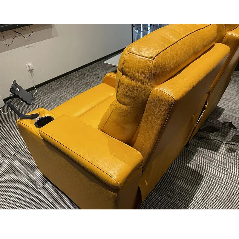 Home Theater Furniture 2 Seater Leather Recliner Sofa,   Seating Lazy Boy Chair
