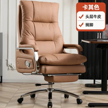 Luxurious Comfy Chair: Height Adjustable for Office