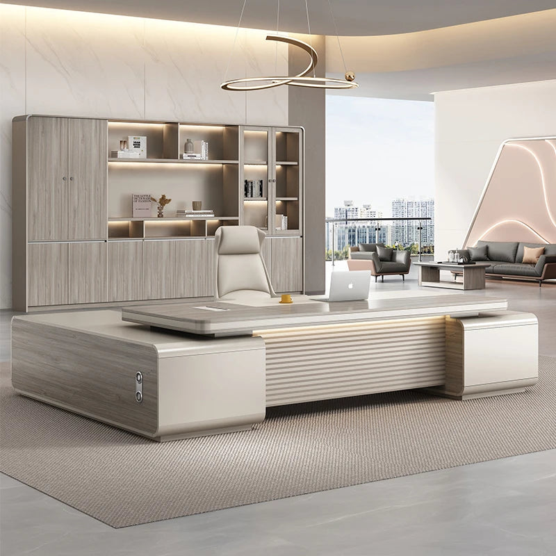 Luxury Office Desk with Drawers