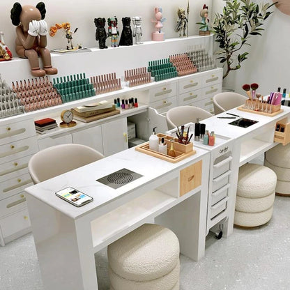 Professional Aesthetic Table Set Salon Furniture Manicure Nail Tables Salon Furniture Desk Aesthetics Mesa Beauty Furniture
