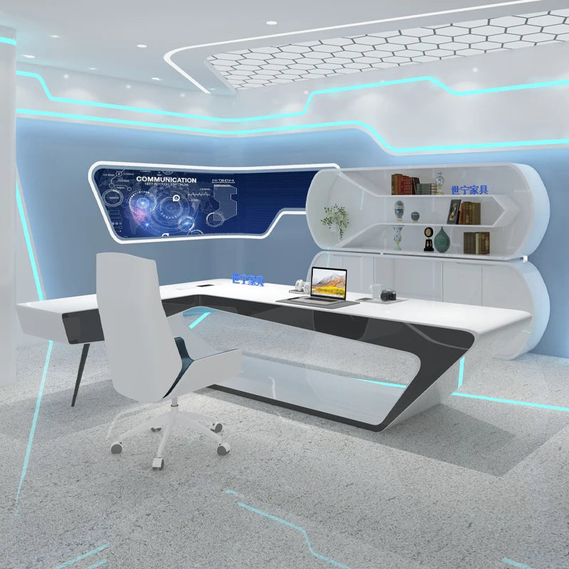 Seating Desk Office Work Corner Room Desks Offer Home Reading Professional Furniture Auxiliary Table Writing Stolik Simple